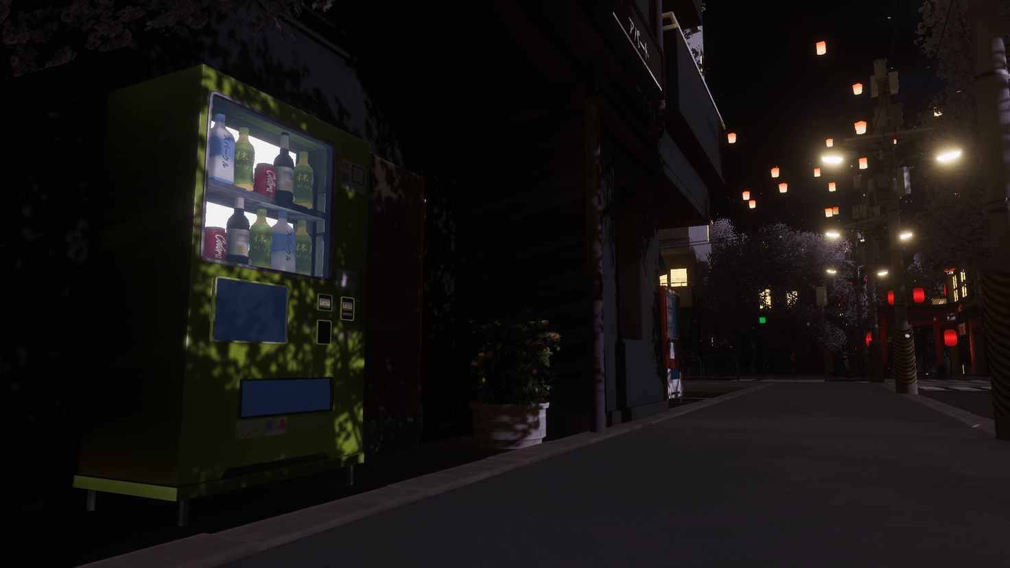 Screenshot for Midnight Blossom Stroll
