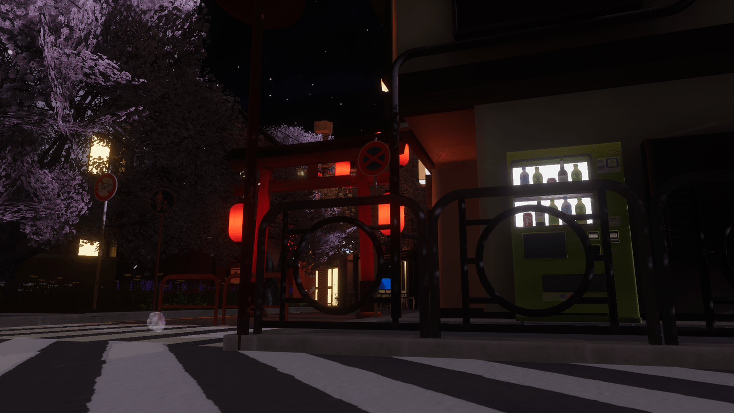 Screenshot for Midnight Blossom Stroll