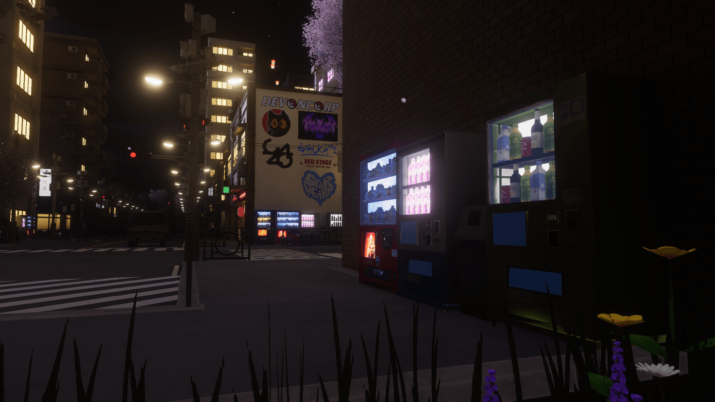 Screenshot for Midnight Blossom Stroll