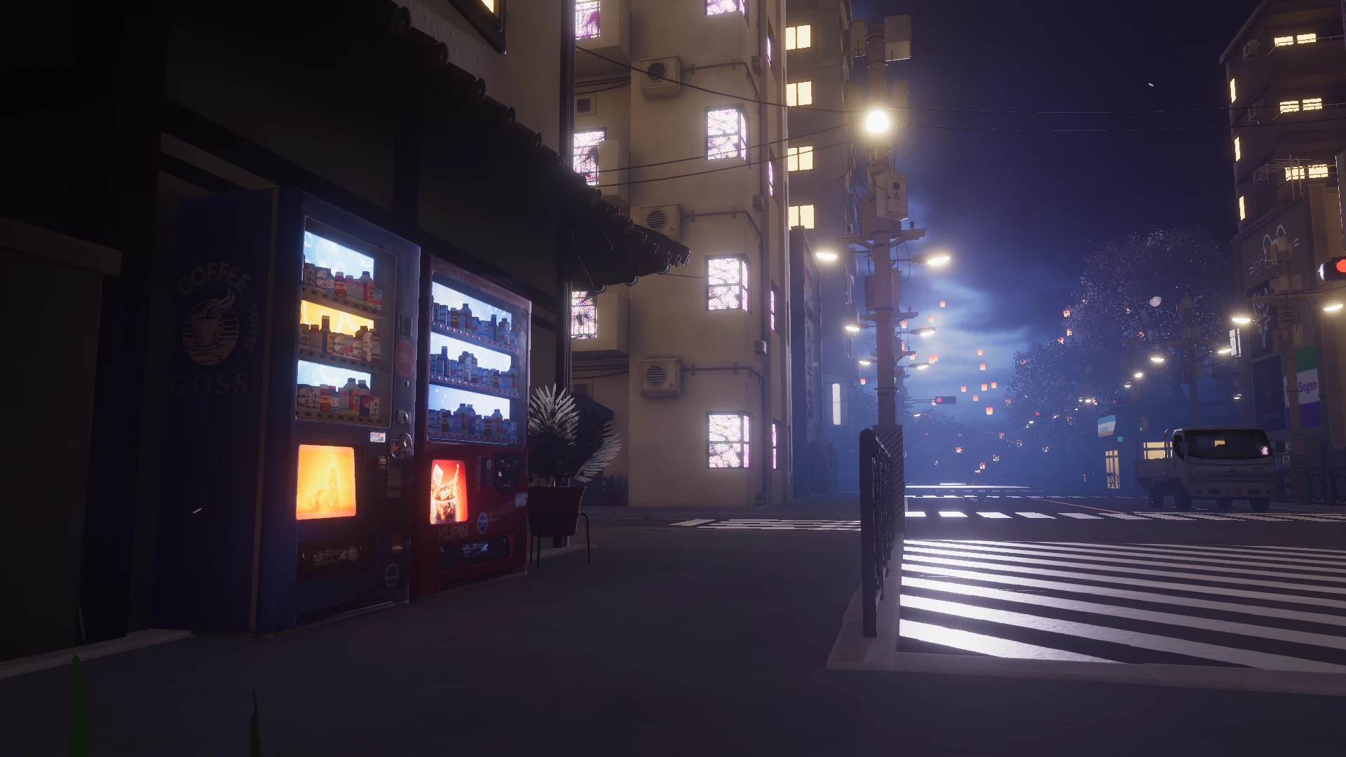 Screenshot for Midnight Blossom Stroll