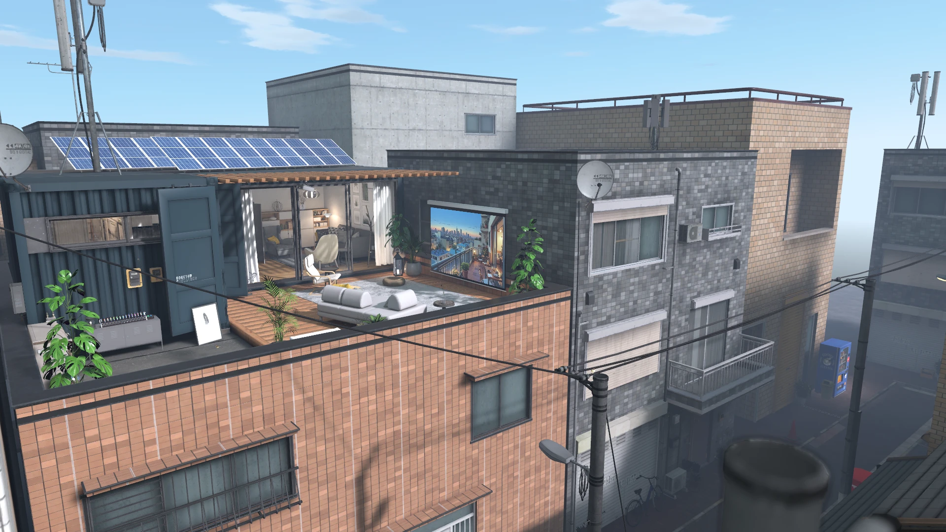 Screenshot for Rooftop Container Life