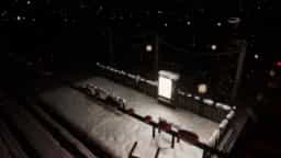 Screenshot for winter train station